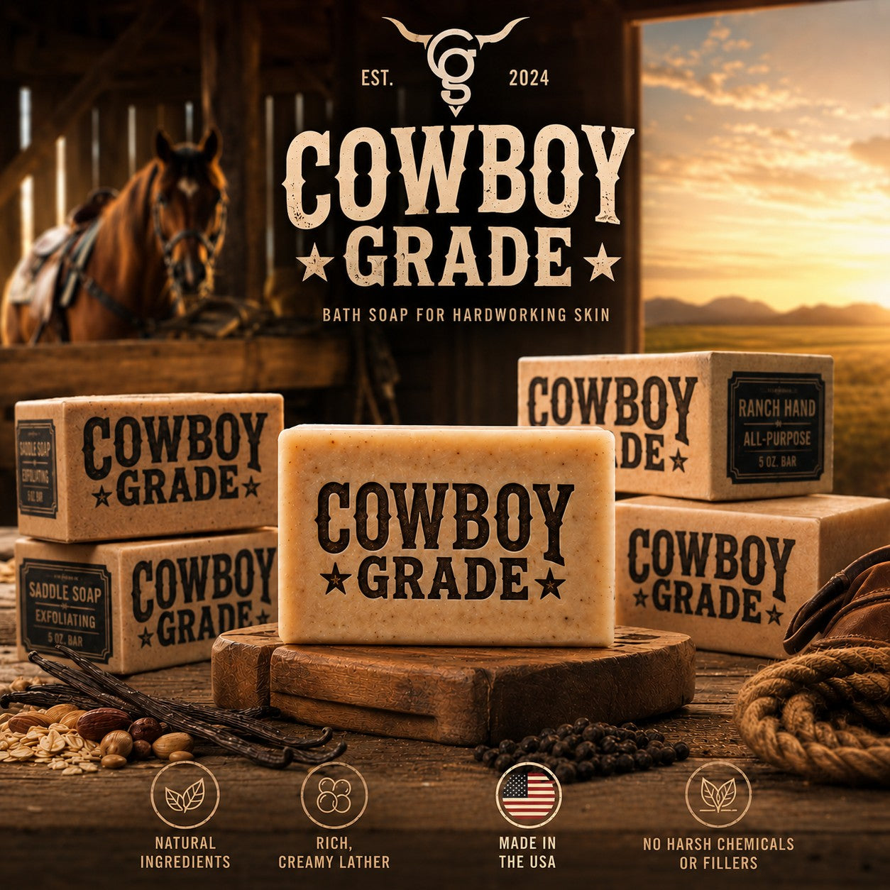 NATURAL HANDMADE SOAPS